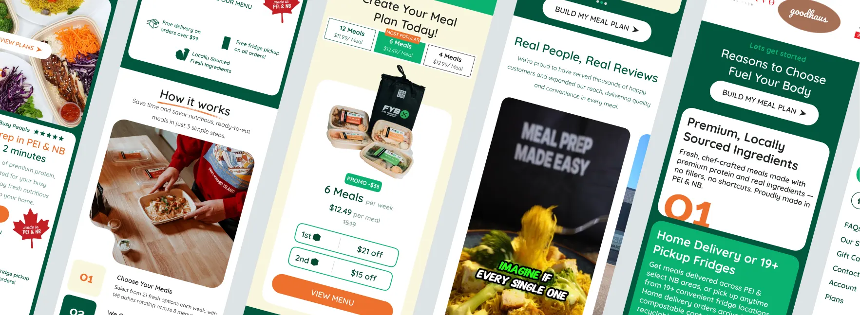 Fuel Your Body Shopify design and development process